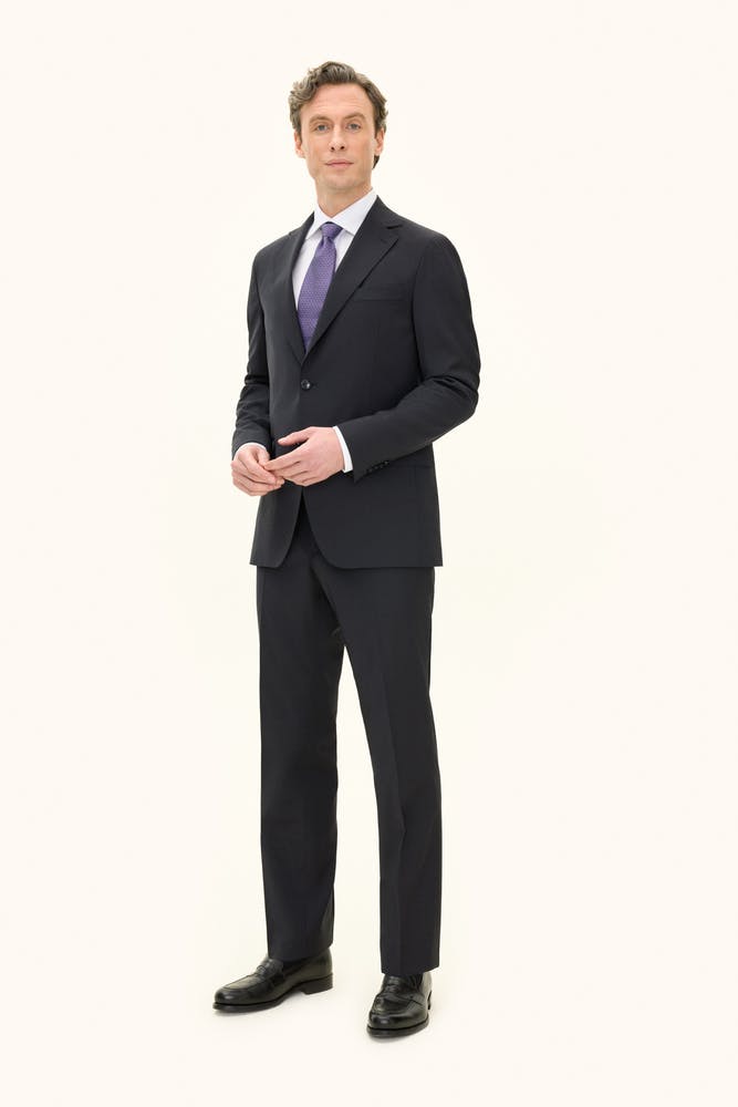 Slim Fit Microstructure Dress