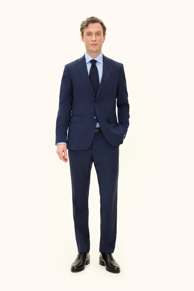 Slim Fit Microstructure Dress