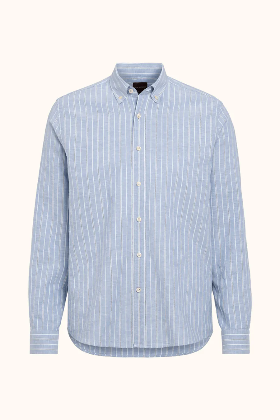 Regular Fit Short Button Down Multistripe Shirt