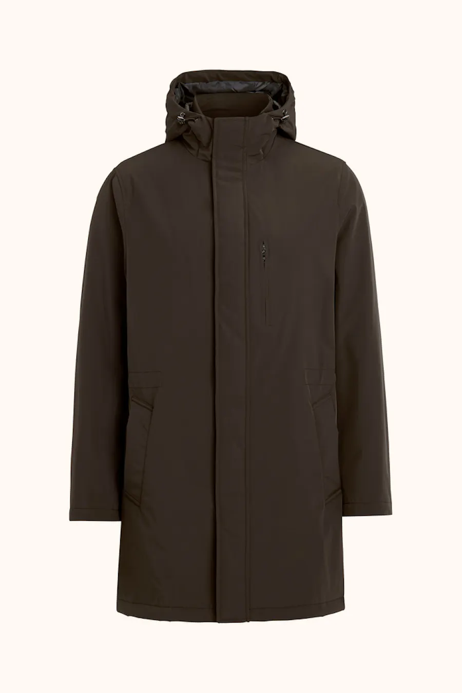 Zipped Padded Technical Coat