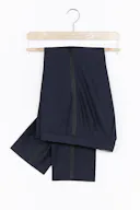 Slim Fit Microstructure Smokingbyxor