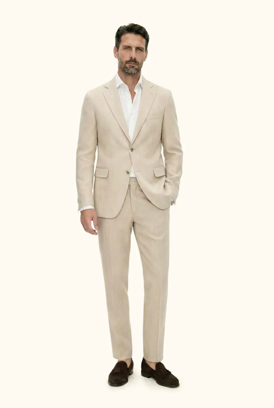 Regular Fit Tropical Wool Suit