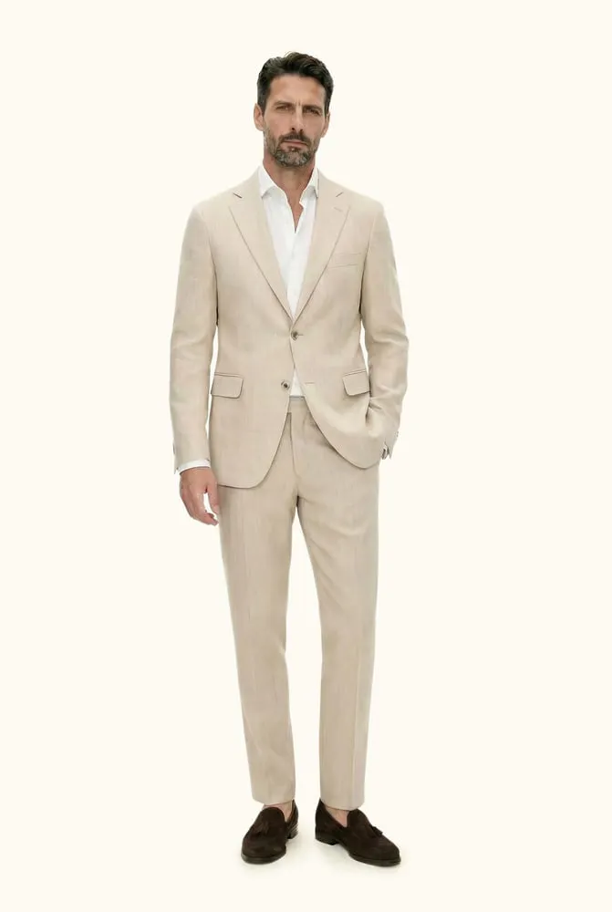 Regular Fit Tropical Wool Suit