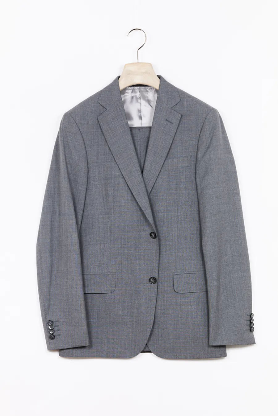 Slim Fit Microstructure Kostym