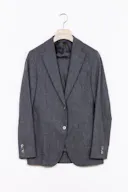 Slim Fit Flanellkostym
