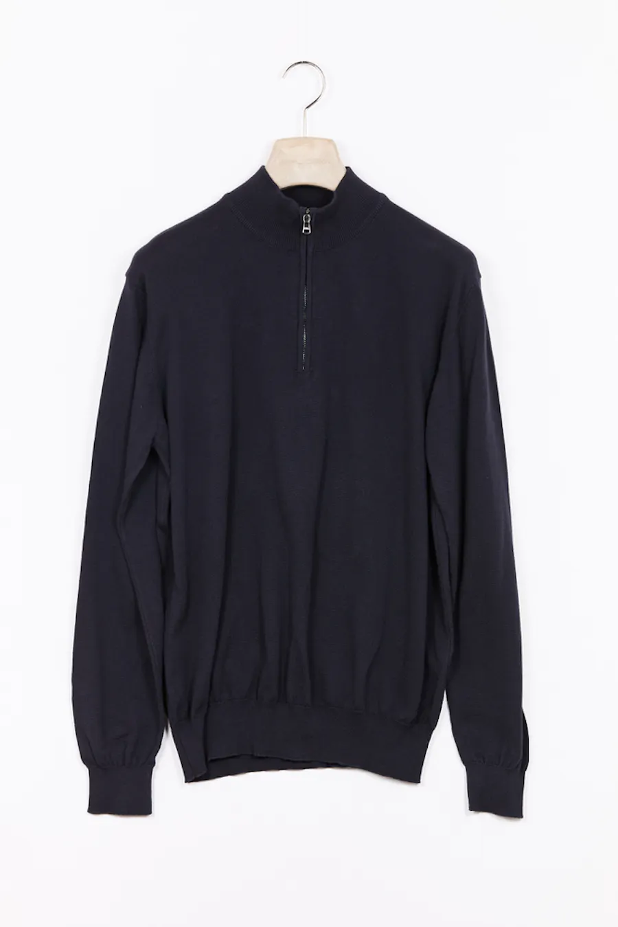 Regular Fit Half Zip Bomullströja
