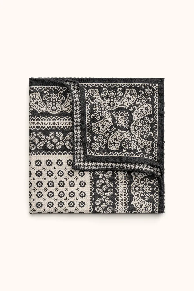 Delavé Printed Silk Handkerchief