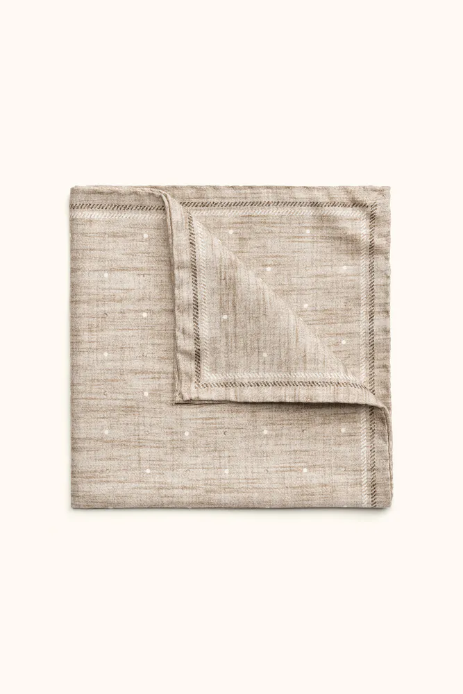 Delavé Printed Silk Handkerchief