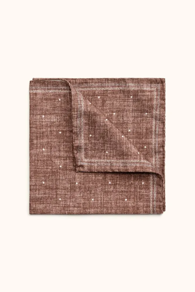 Delavé Printed Silk Handkerchief