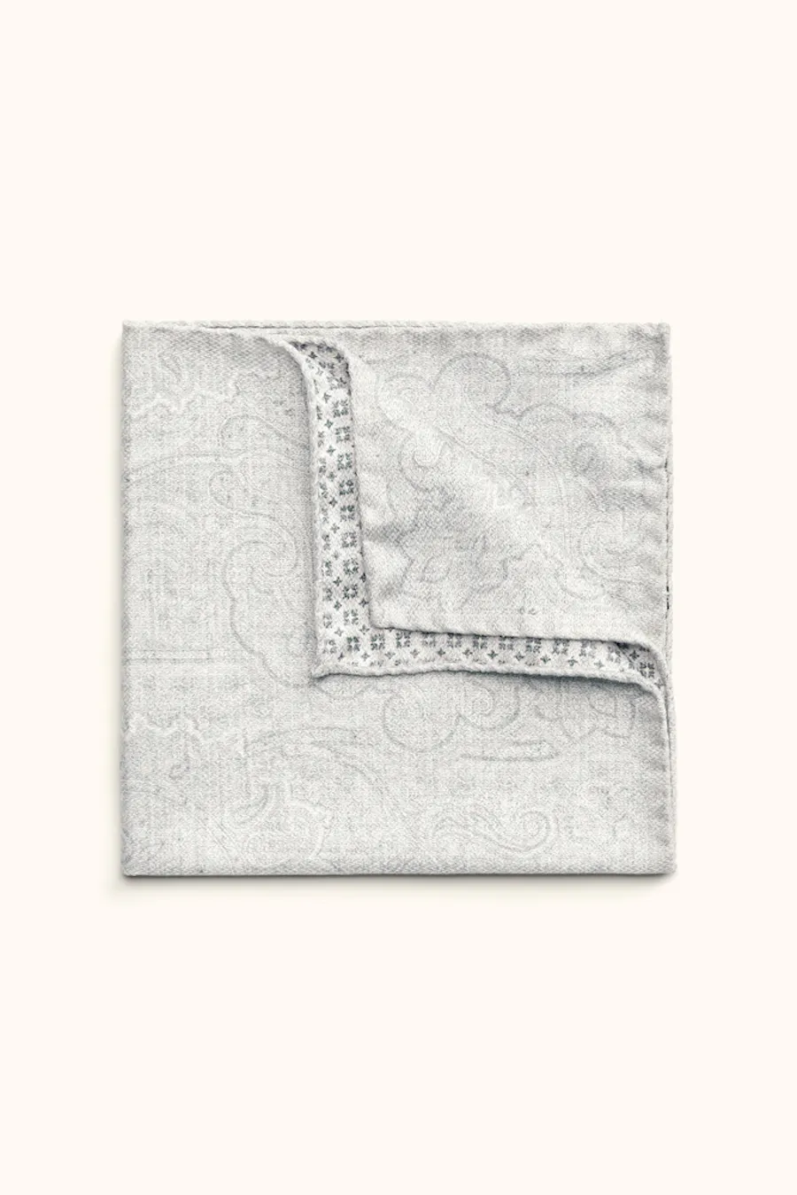 Paisley Printed Silk Handkerchief