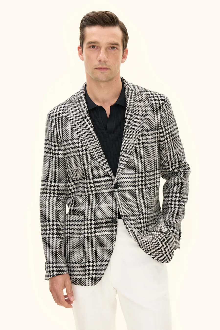 Regular Fit Checked Blazer