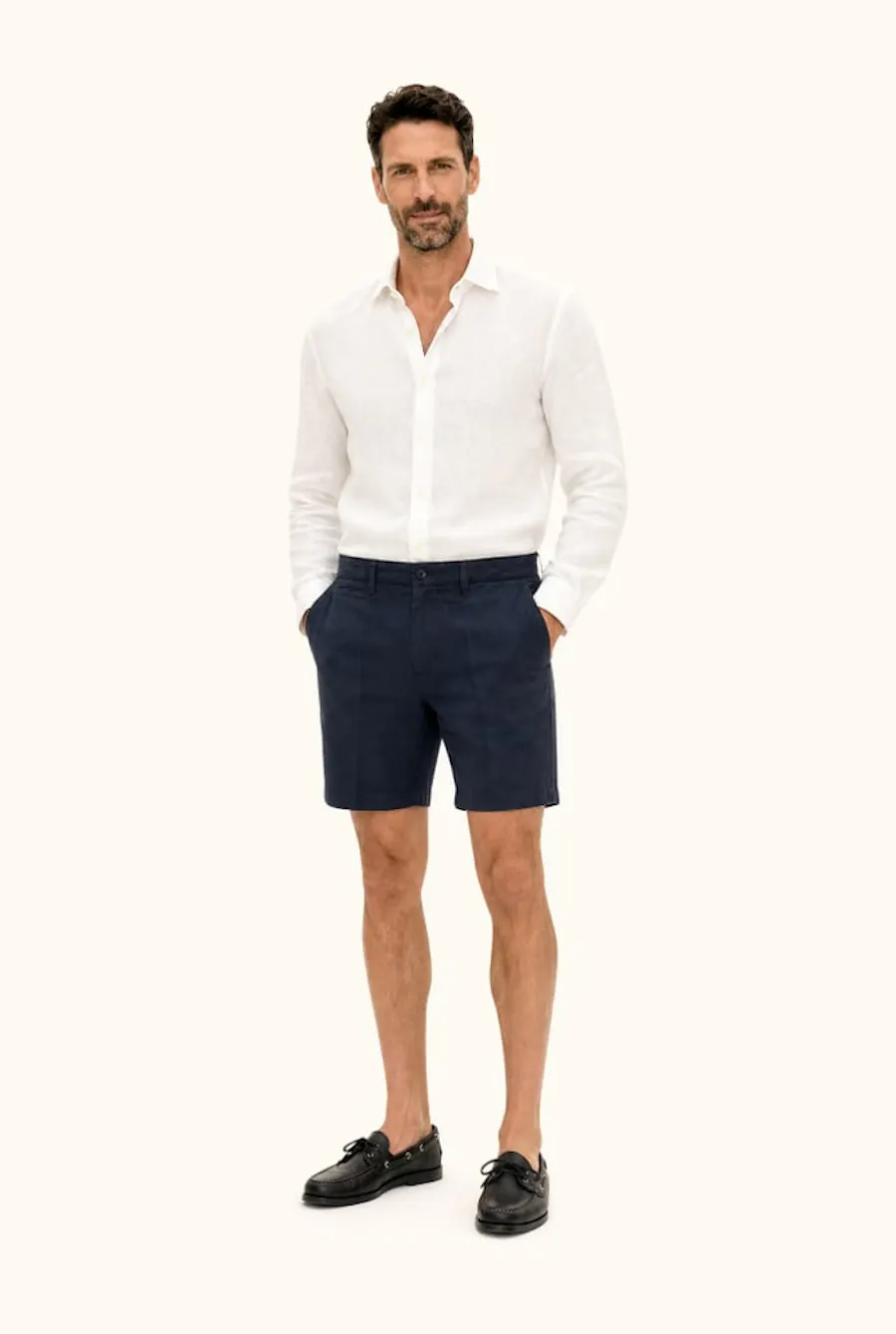 Regular Fit Shorts Hørblanding