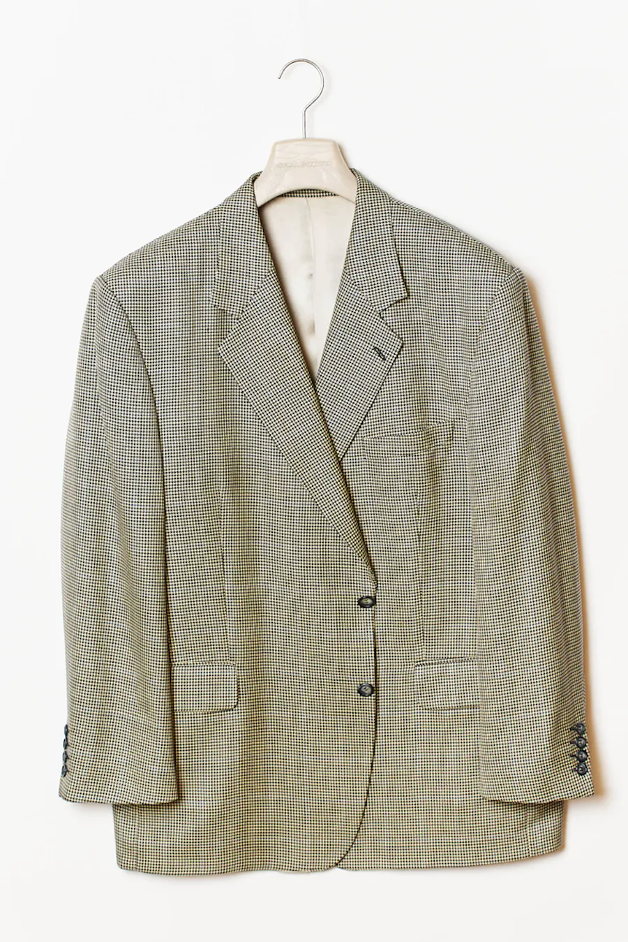 Generous Fit Hundtandsmönstrad Kavaj
