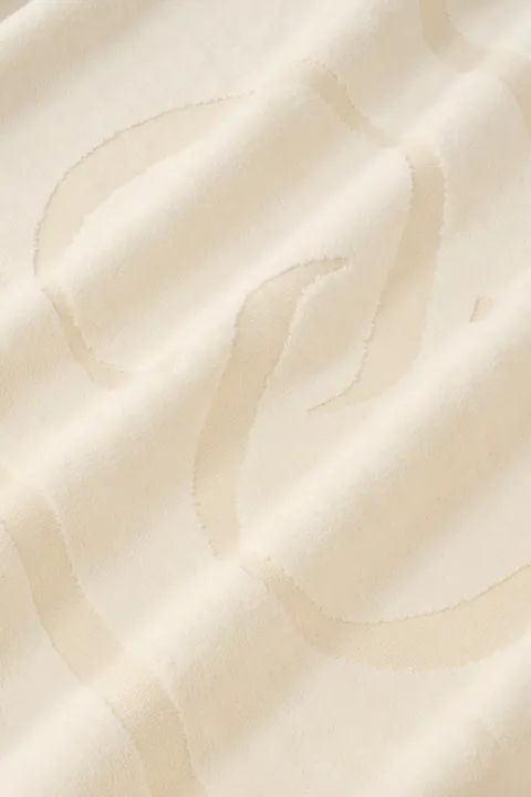 Strandhåndklæde med logo - Beige | Oscar Jacobson