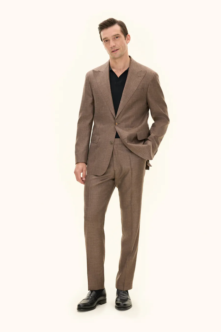 Regular Fit Twill Suit