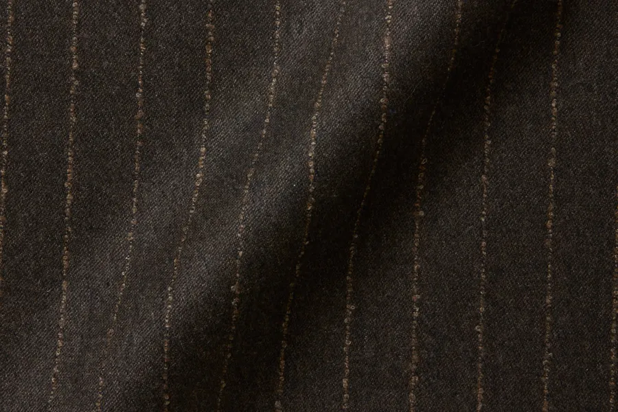 Slim Fit Randig Flanellkavaj