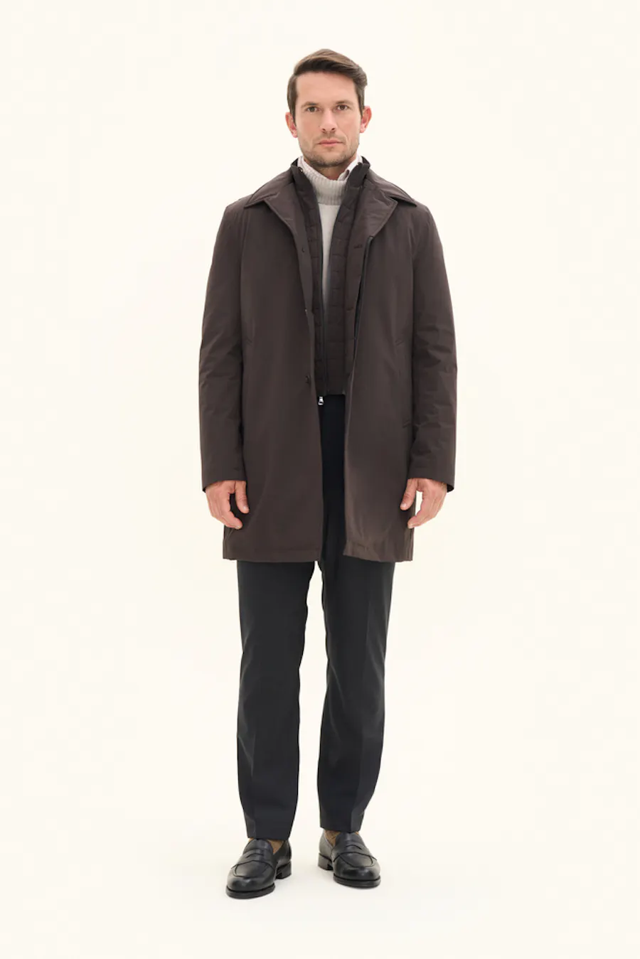 Zipped Padded Car Coat