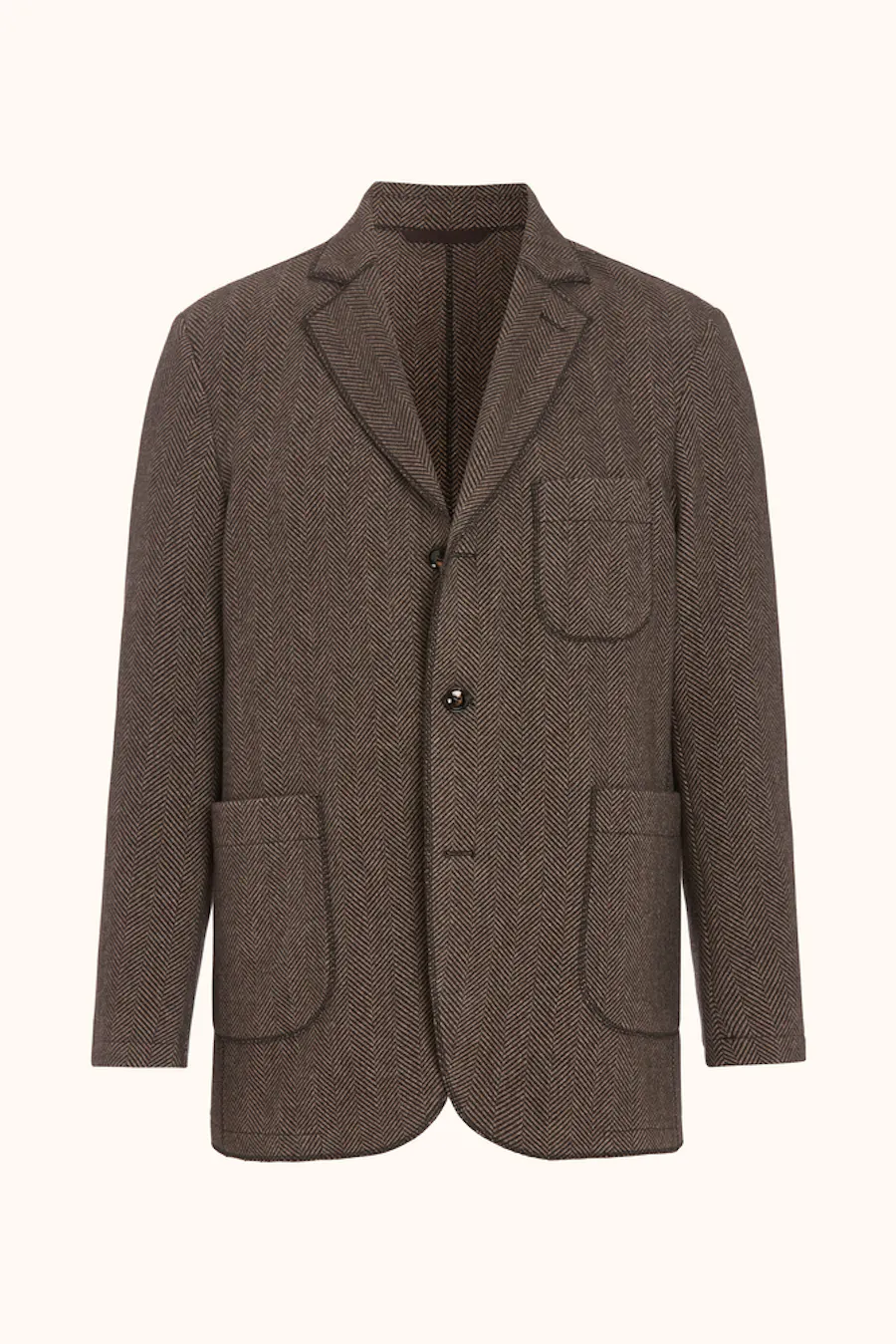 Regular Fit Overshirt Fiskebensvevd
