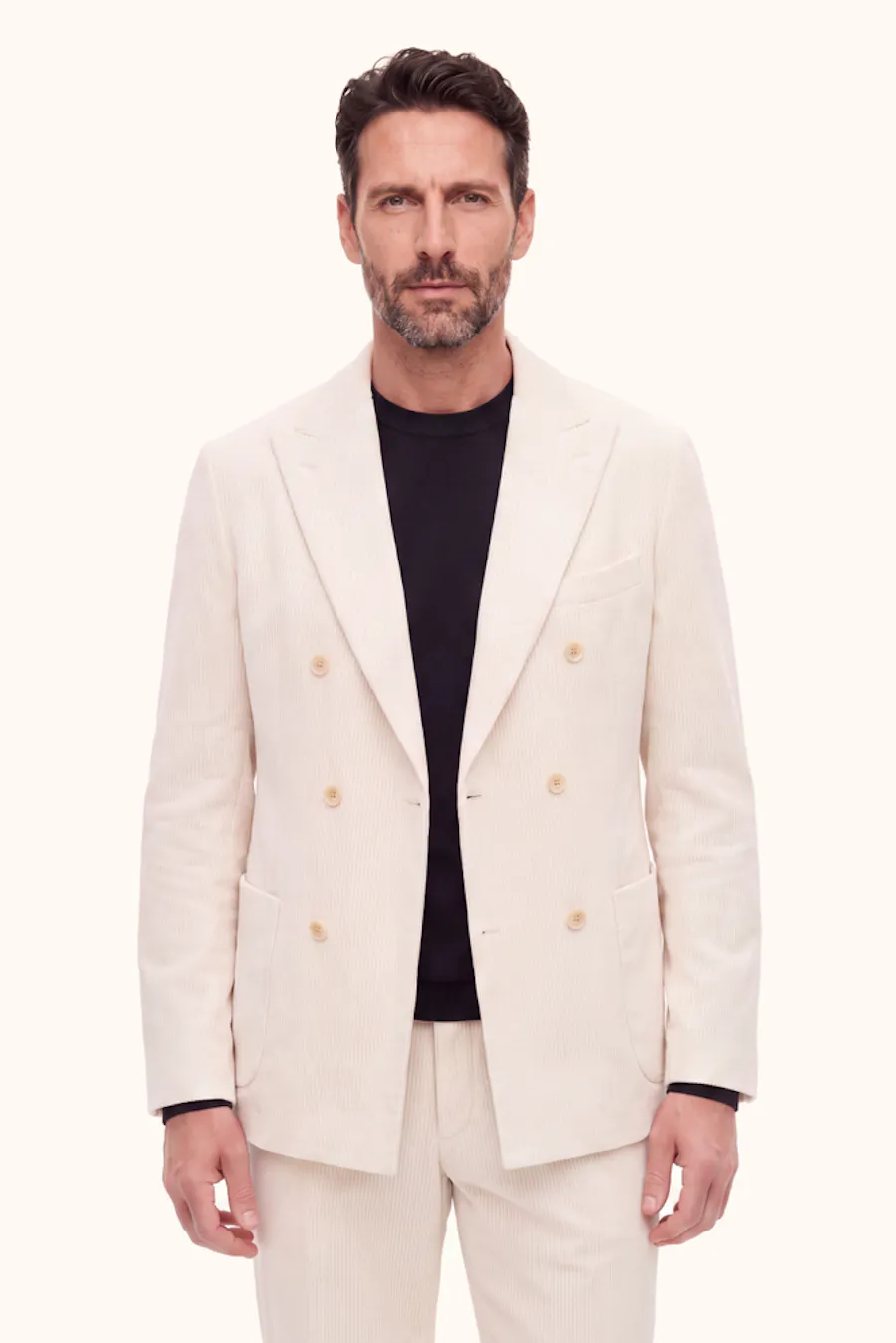 Regular Fit Fløjlsblazer