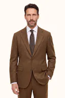 Regular Fit Blazer Børstet Uld