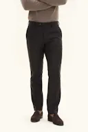 Regular Fit Byxor Borstad Ull