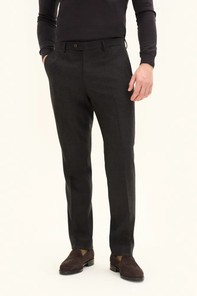 Regular Fit Glencheck Trousers