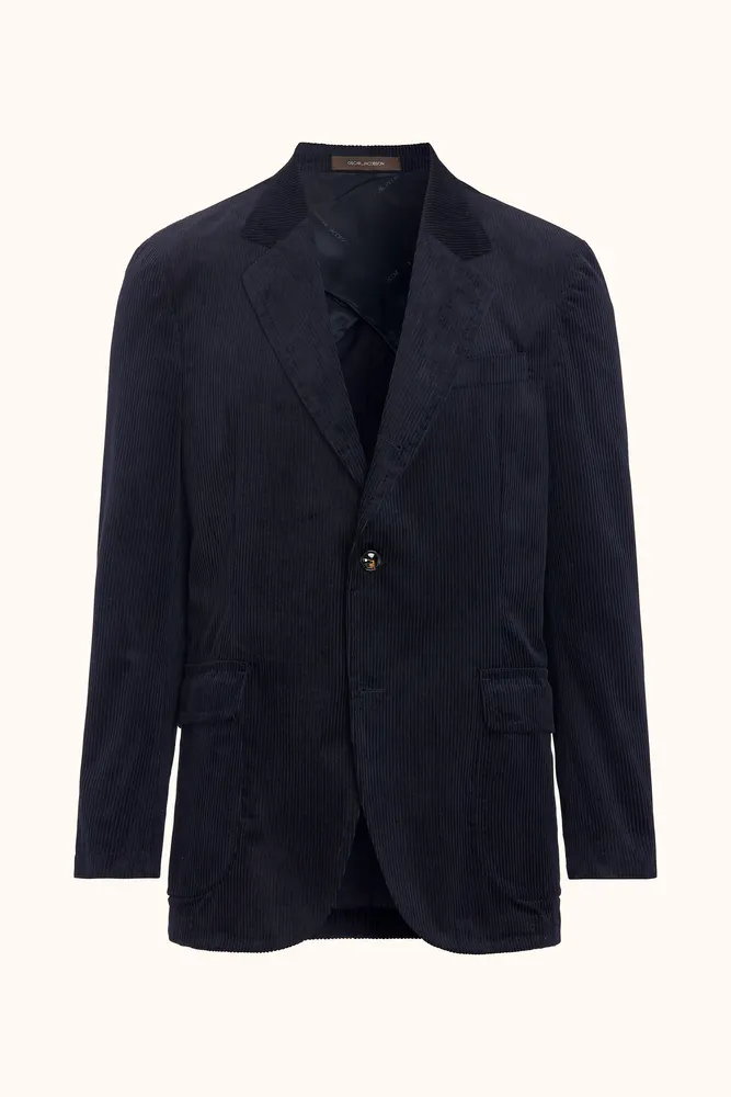 Regular Fit Fløjlsblazer