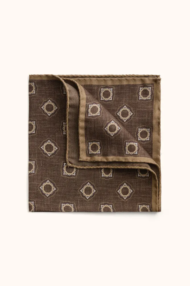 Medallion Print Handkerchief