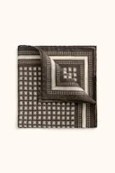 Geometrical Pattern Wool Handkerchief