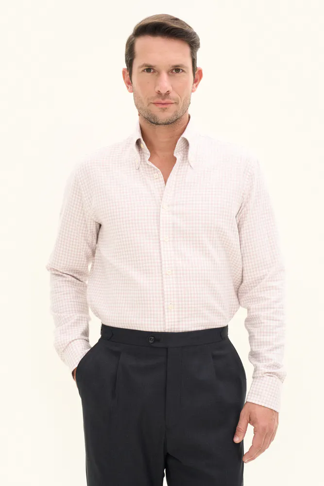 Regular Fit Button Down Royal Ternet Skjorte