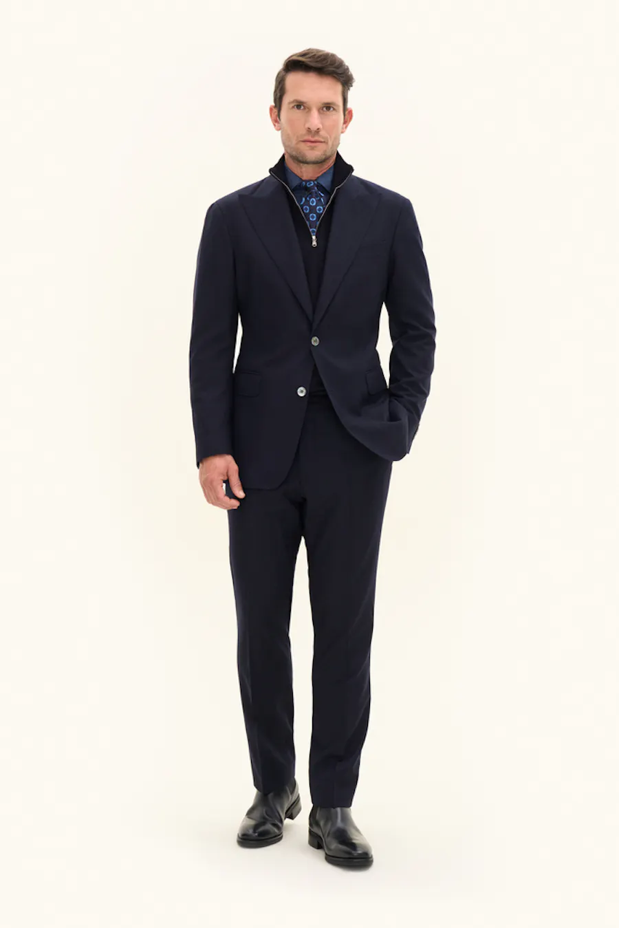 Regular Fit Wool & Cashmere Suit