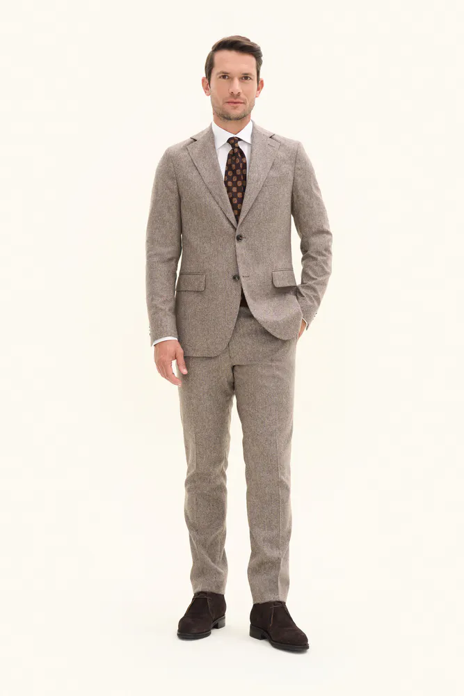 Regular Fit Structured Suit